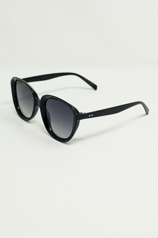 Big Round Sunglasses In Black